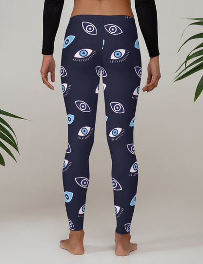 Evil Eye | Women's Standard Yoga Leggings OniTakai