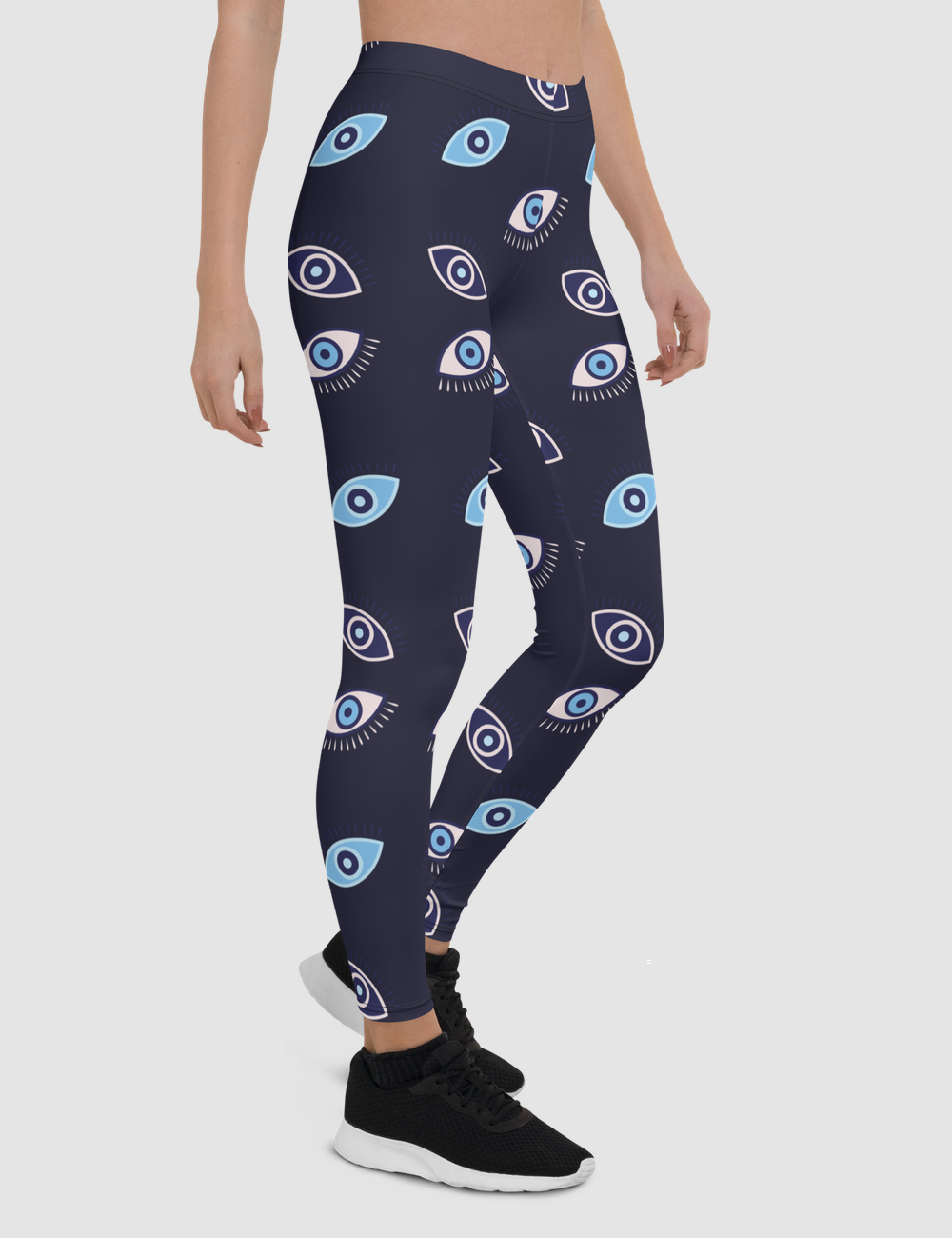 Evil Eye | Women's Standard Yoga Leggings OniTakai