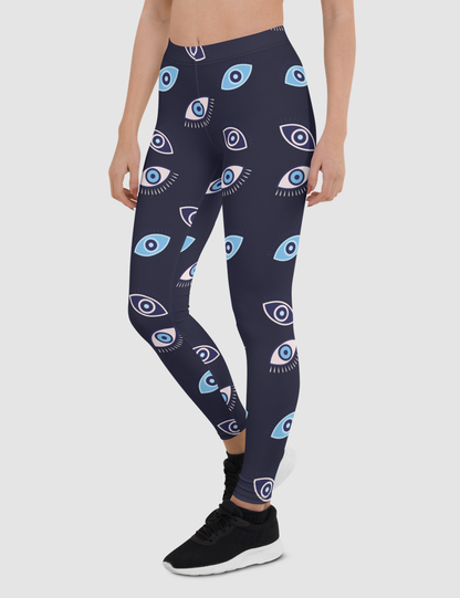 Evil Eye | Women's Standard Yoga Leggings OniTakai