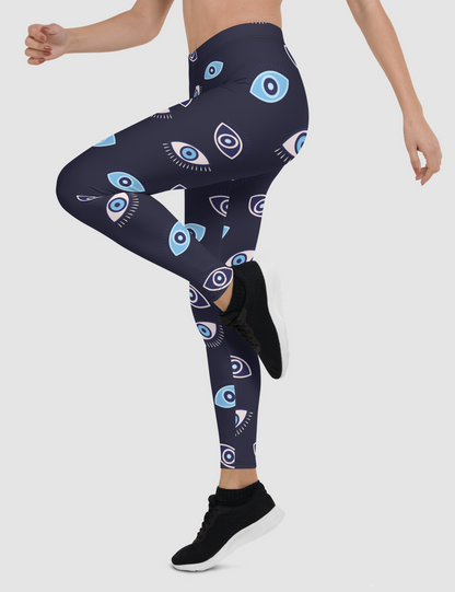 Evil Eye | Women's Standard Yoga Leggings OniTakai