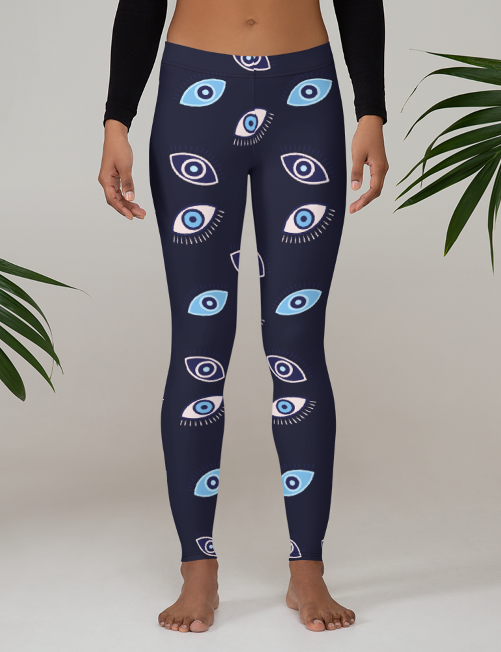 Evil Eye | Women's Standard Yoga Leggings OniTakai