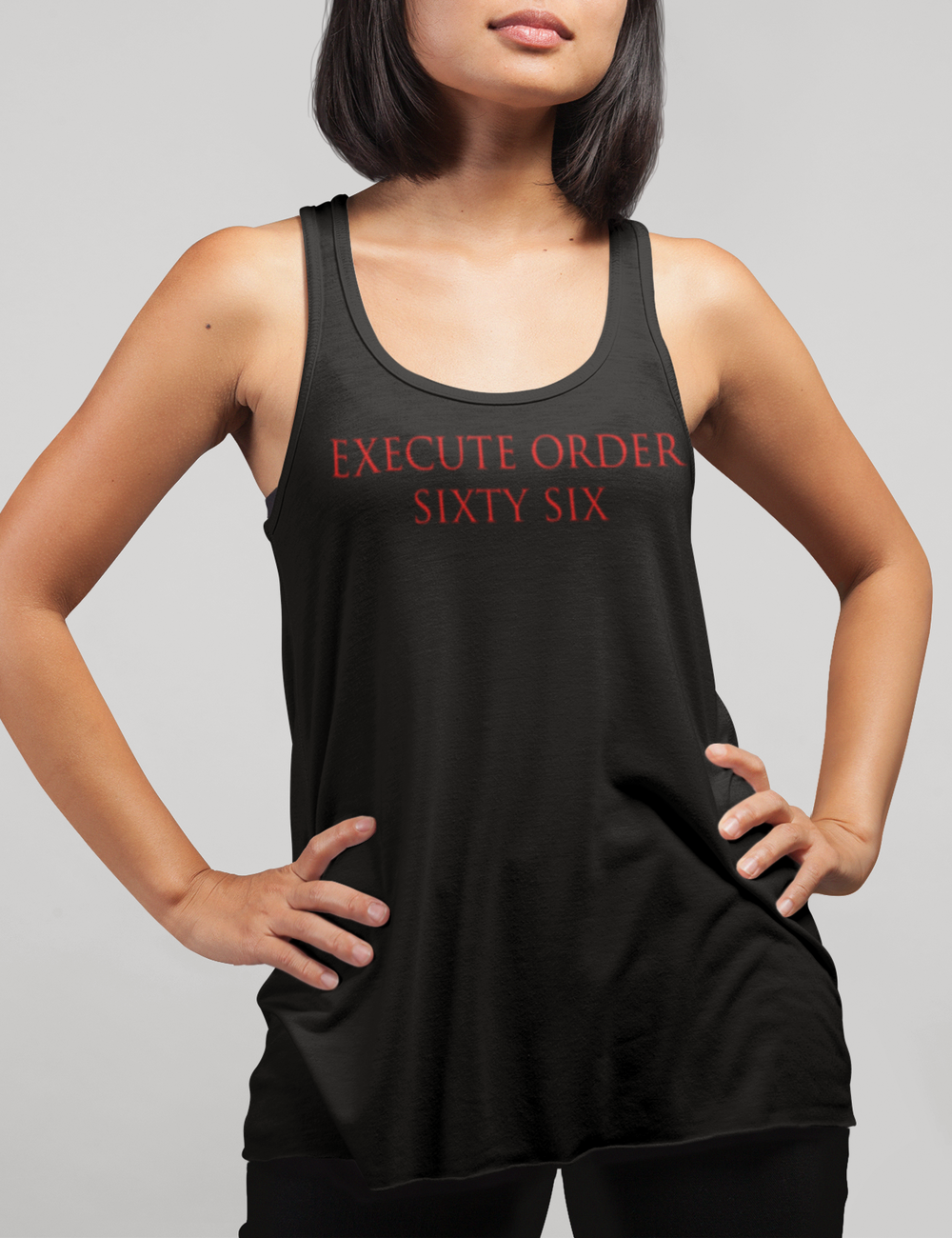 Execute Order Sixty Six | Women's Cut Racerback Tank Top OniTakai