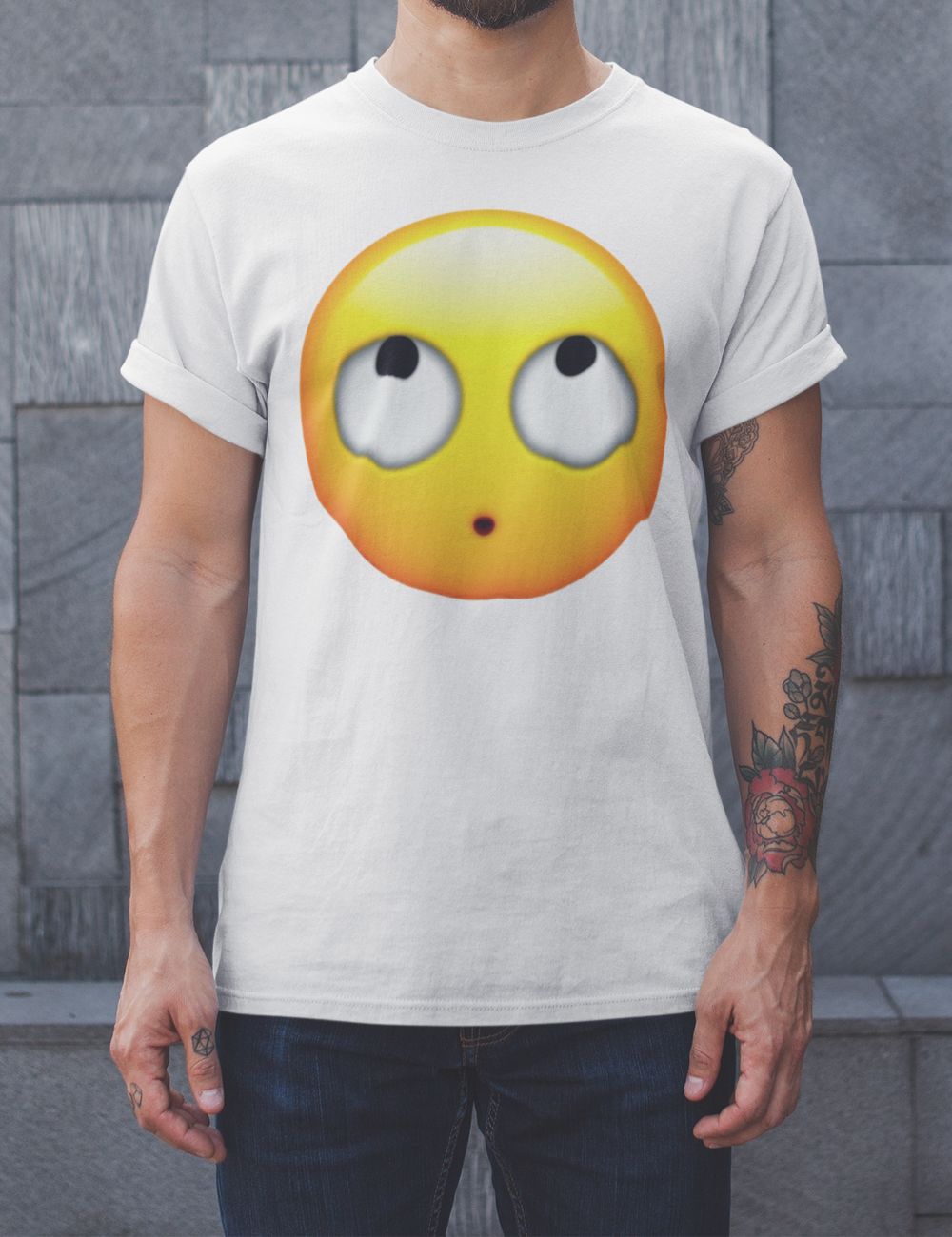 Eye Roll Emoji | T-Shirt OniTakai