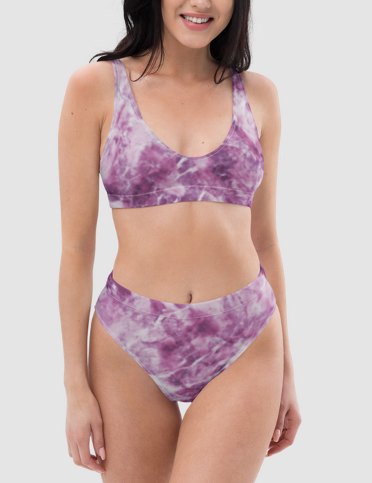 Faded Tie-Dye | Women's Essential High-Waisted Bikini OniTakai