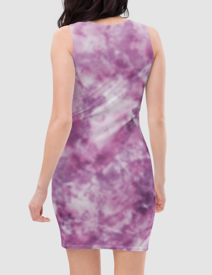 Faded Tie-Dye | Women's Sleeveless Fitted Sublimated Dress OniTakai