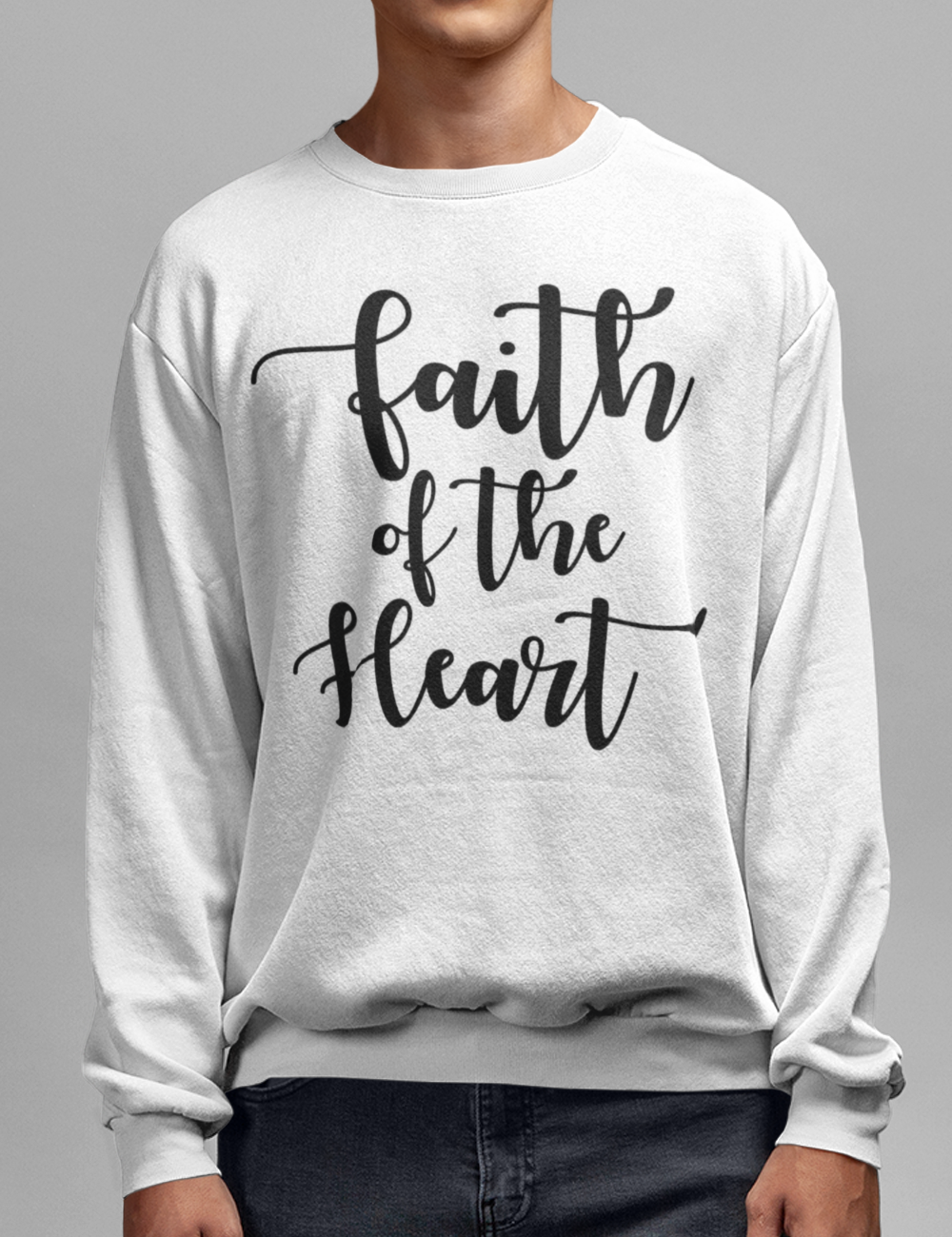 Faith Of The Heart | Crewneck Sweatshirt OniTakai