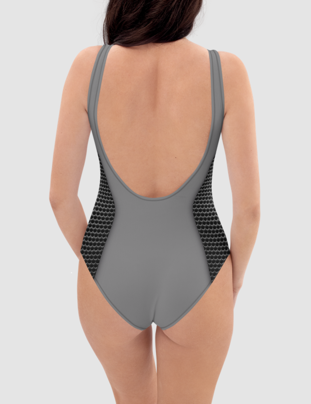 Faux Carbon Kevlar Print | Women's One-Piece Swimsuit OniTakai