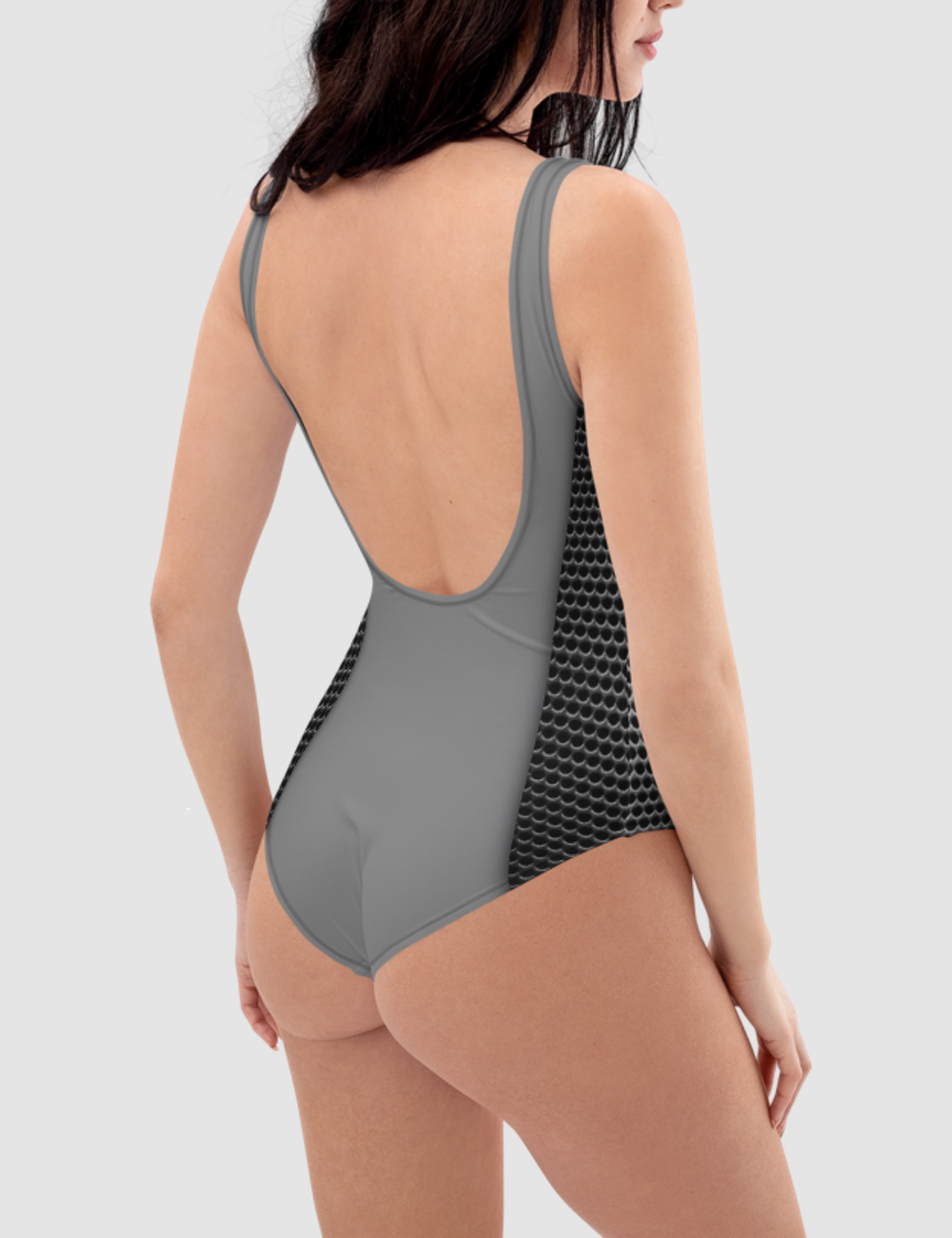 Faux Carbon Kevlar Print | Women's One-Piece Swimsuit OniTakai