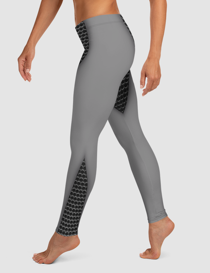 Faux Carbon Kevlar Print | Women's Standard Yoga Leggings OniTakai