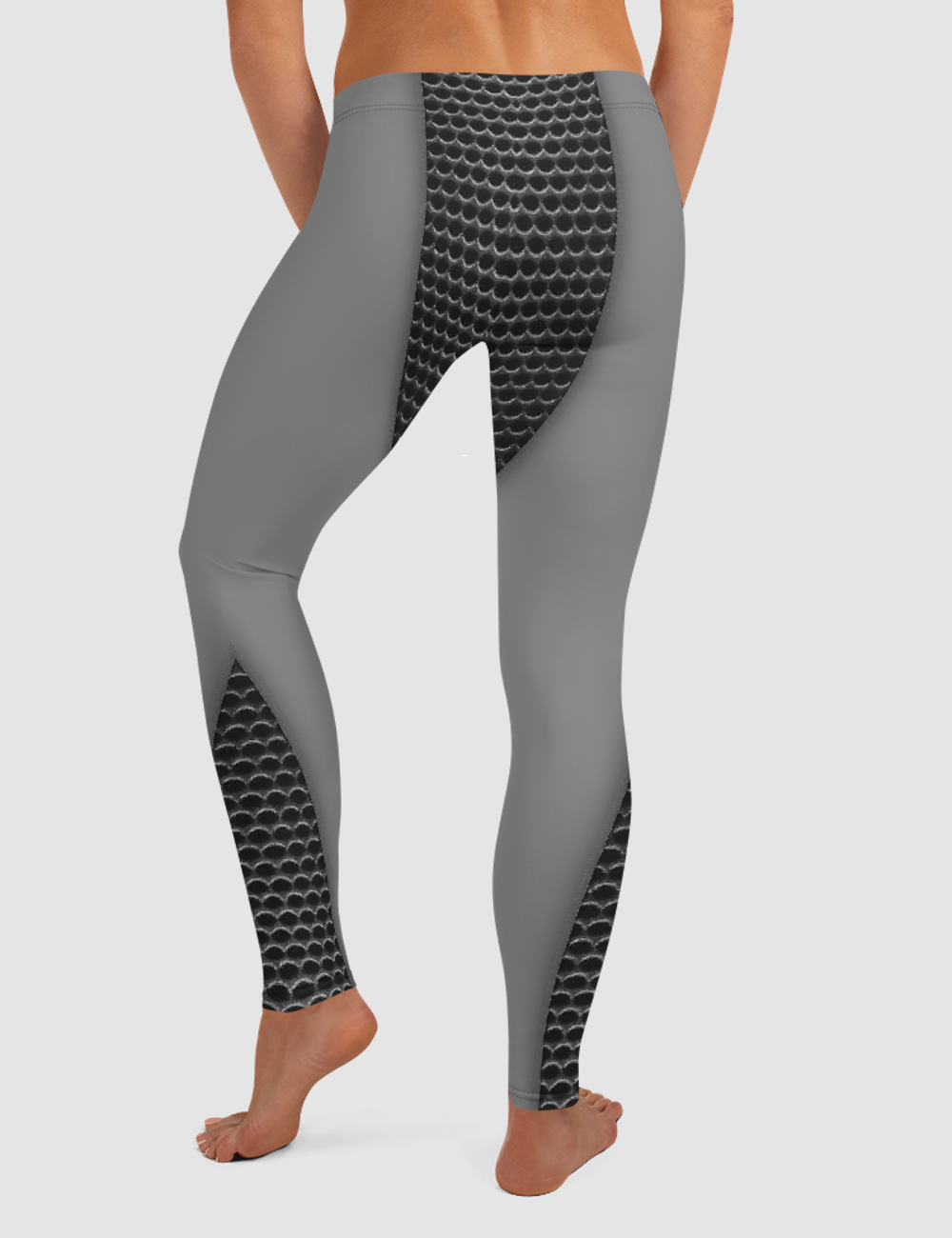 Faux Carbon Kevlar Print | Women's Standard Yoga Leggings OniTakai
