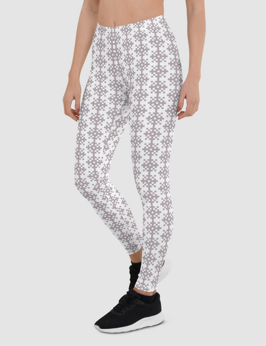 Festive Snowflakes | Women's Standard Yoga Leggings OniTakai