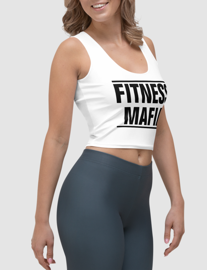 Fitness Mafia | Women's Sleeveless Fitted Crop Top OniTakai