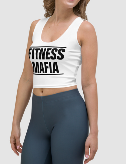 Fitness Mafia | Women's Sleeveless Fitted Crop Top OniTakai