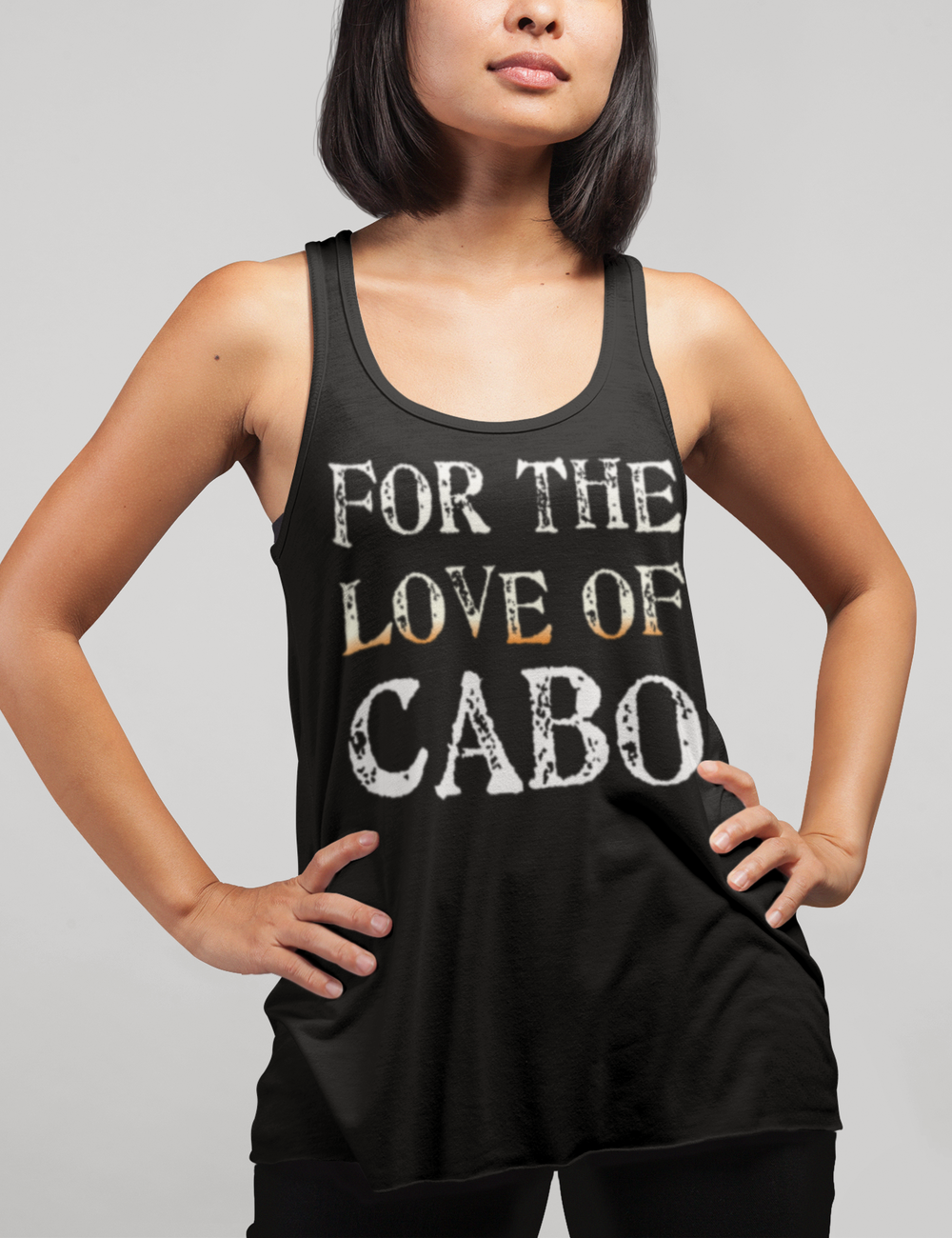 For The Love Of Cabo | Women's Cut Racerback Tank Top OniTakai