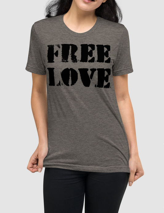 Free Love Tri-Blend T-Shirt OniTakai