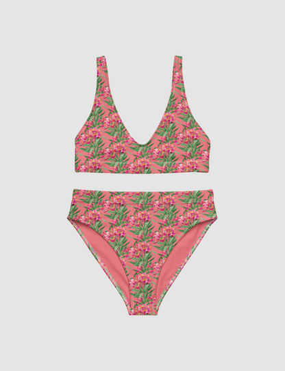 Froly Blooming Flowers | Women's Essential High-Waisted Bikini OniTakai