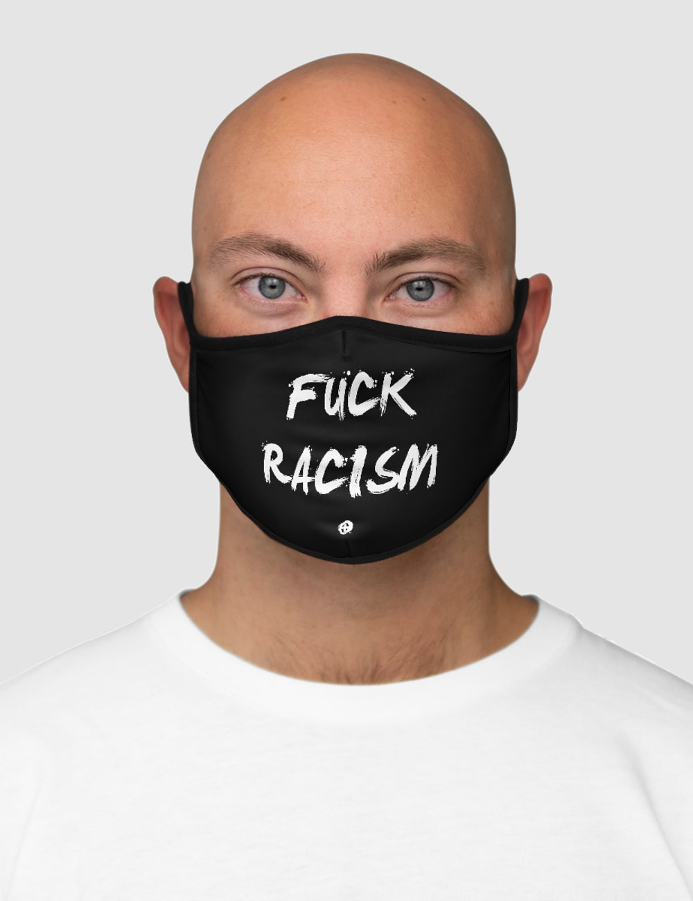 Fuck Racism Fitted Double Layered Polyester Face Mask OniTakai