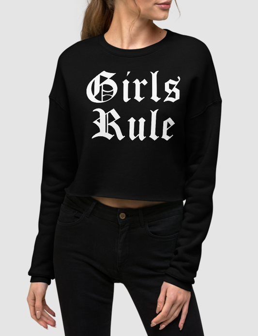 Girls Rule | Crop Sweatshirt OniTakai