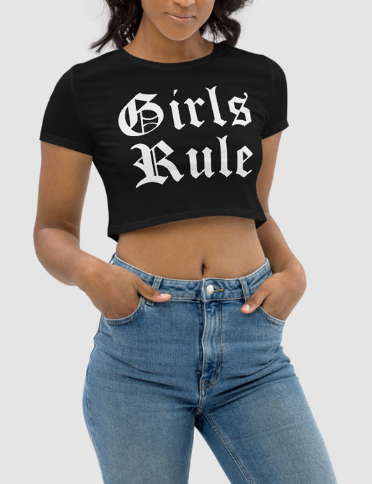 Girls Rule | Women's Crop Top T-Shirt OniTakai