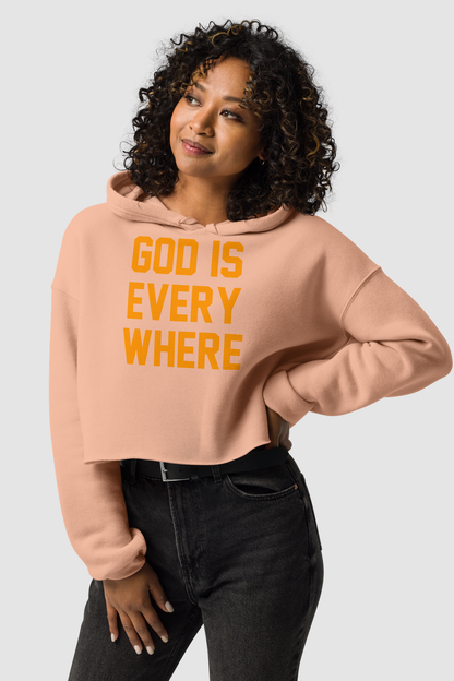 God Is Everywhere Crop Hoodie OniTakai