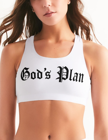 God's Plan | Women's Standard Sports Bra OniTakai