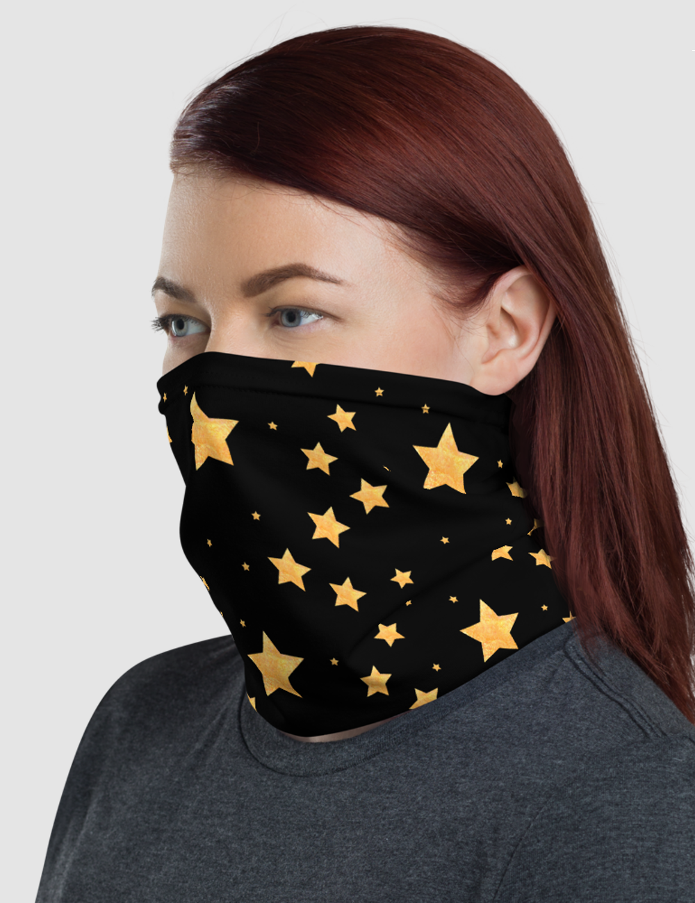 Gold Stars | Neck Gaiter Face Mask OniTakai