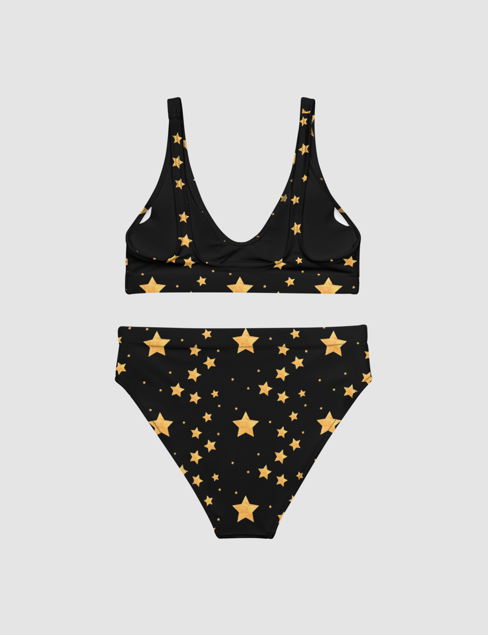 Gold Stars | Women's Essential High-Waisted Bikini OniTakai