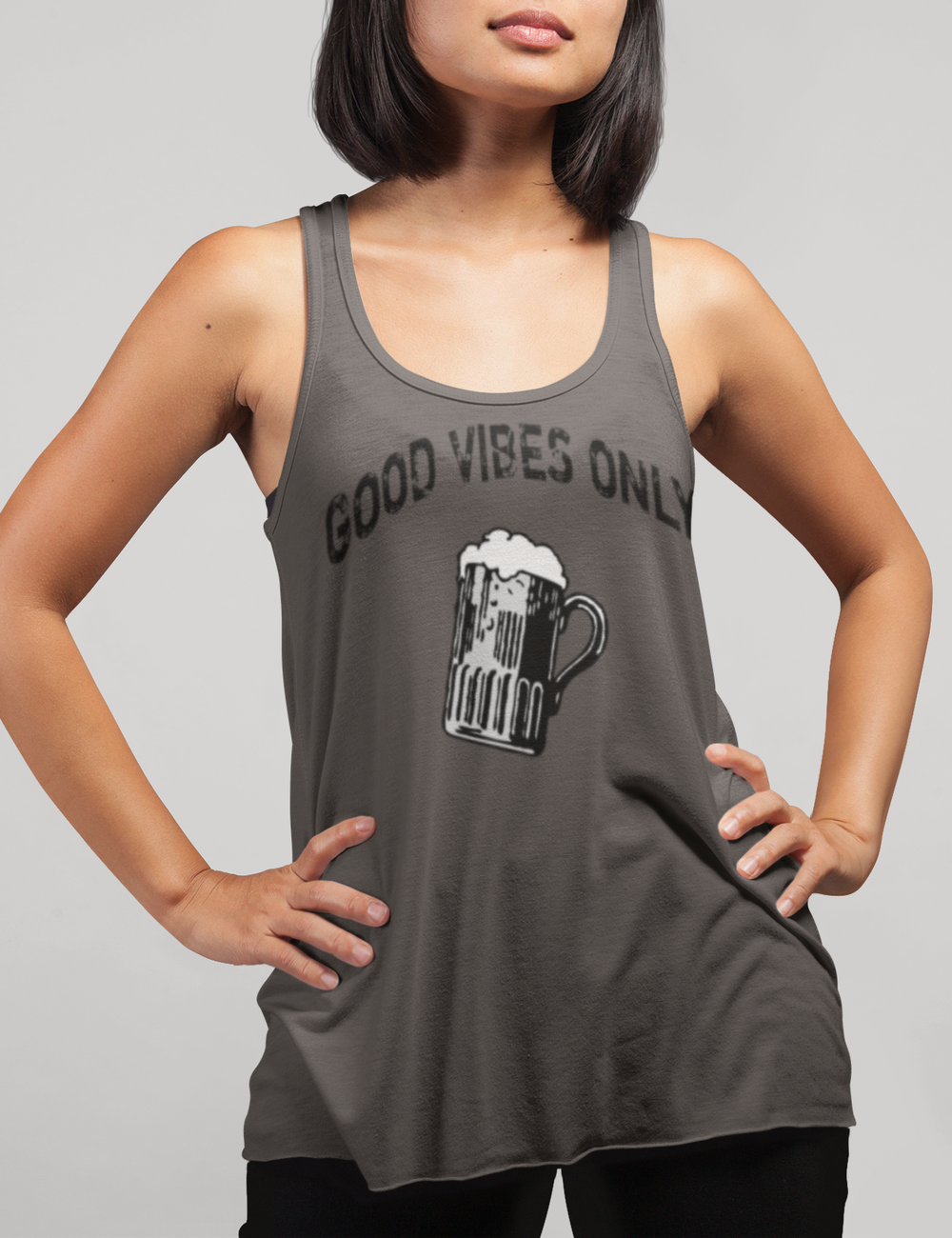 Good Vibes Only | Women's Cut Racerback Tank Top OniTakai