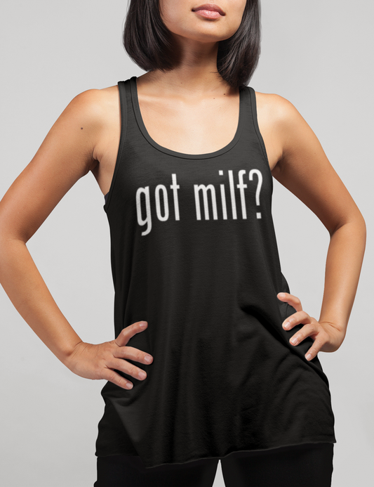 Got MILF? Women's Cut Racerback Tank Top OniTakai