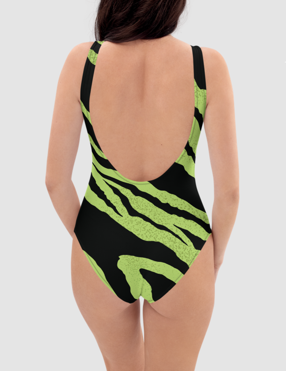 Green Tiger Women's One-Piece Swimsuit OniTakai