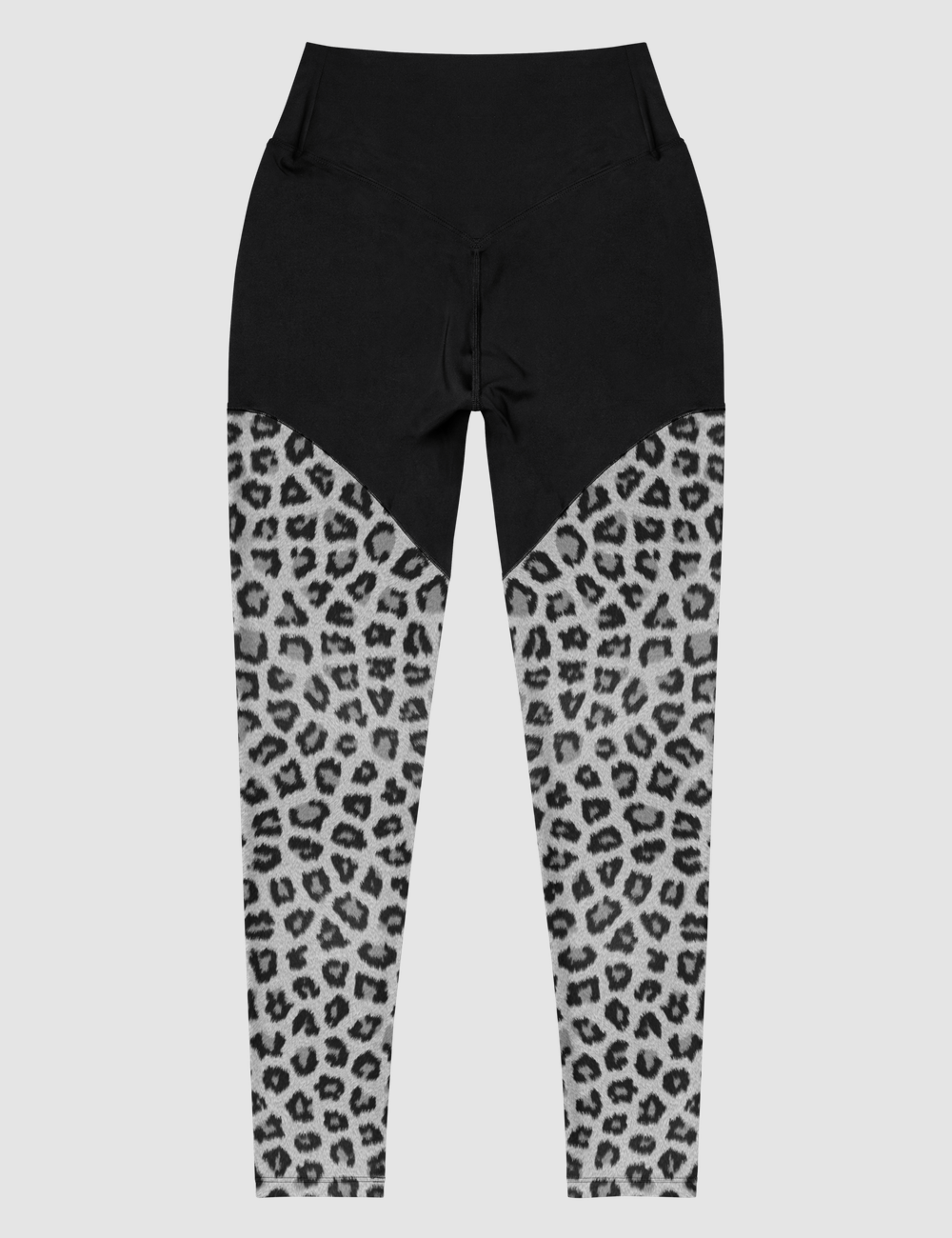 Grey Leopard Print | Women's Premium Sports Leggings OniTakai