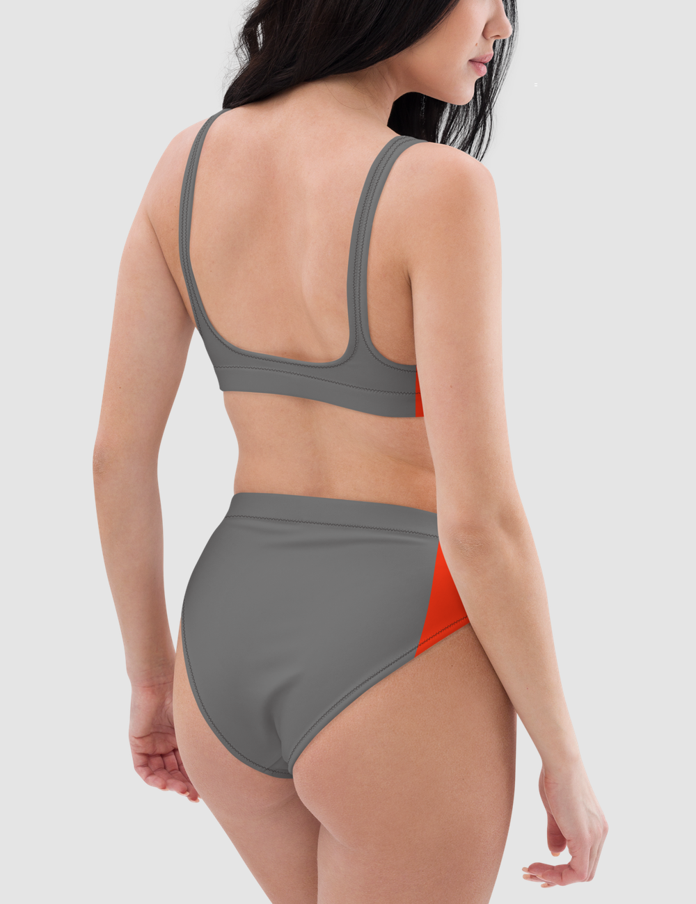 Grey Sonya | Women's Essential High-Waisted Bikini OniTakai