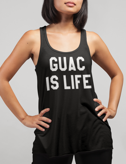 Guac Is Life | Women's Cut Racerback Tank Top OniTakai