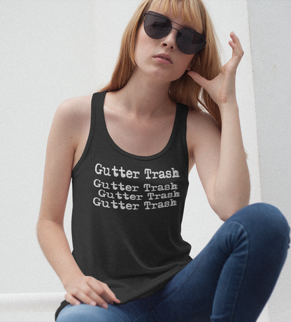 Gutter Trash | Women's Cut Racerback Tank Top OniTakai