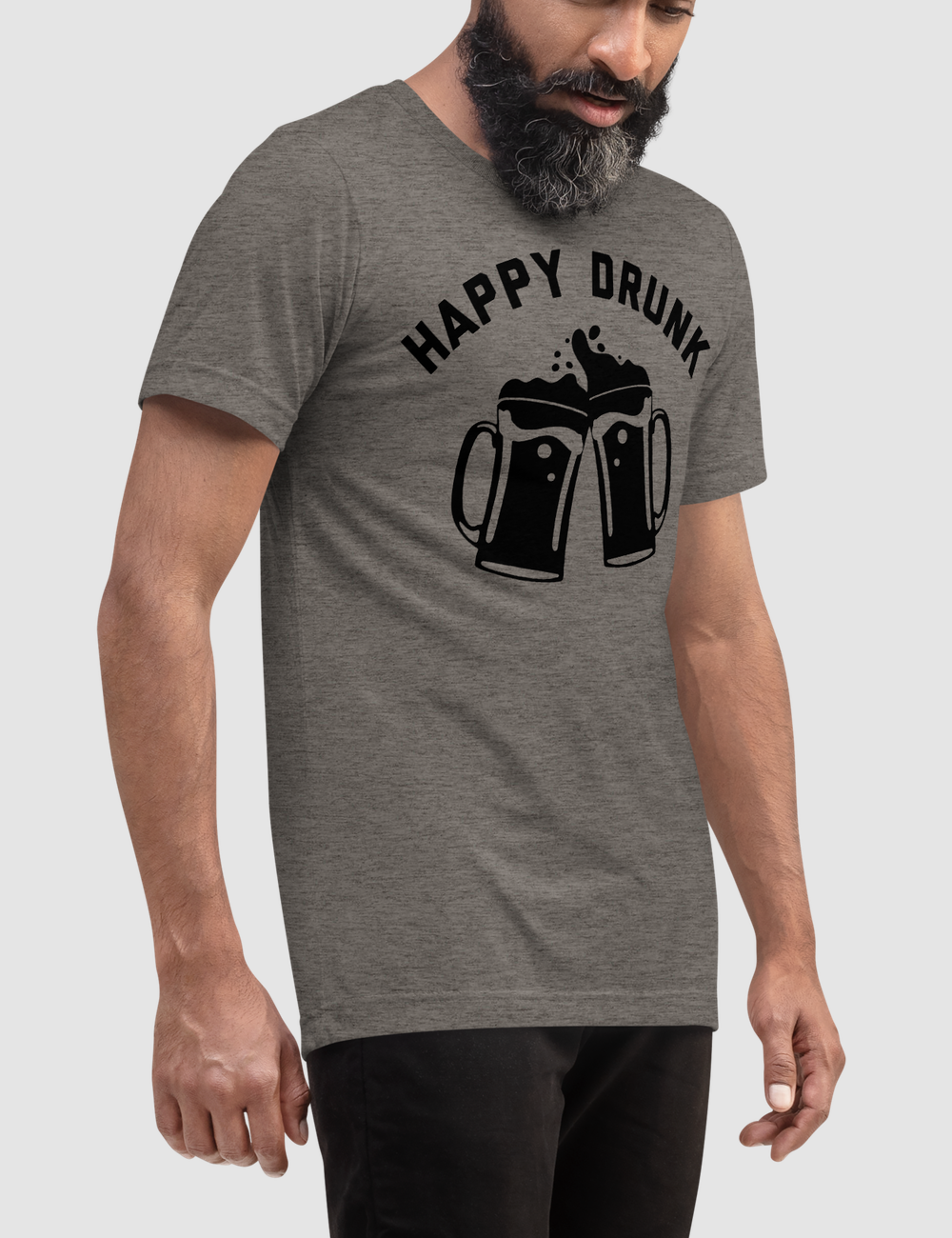 Happy Drunk | Tri-Blend T-Shirt OniTakai