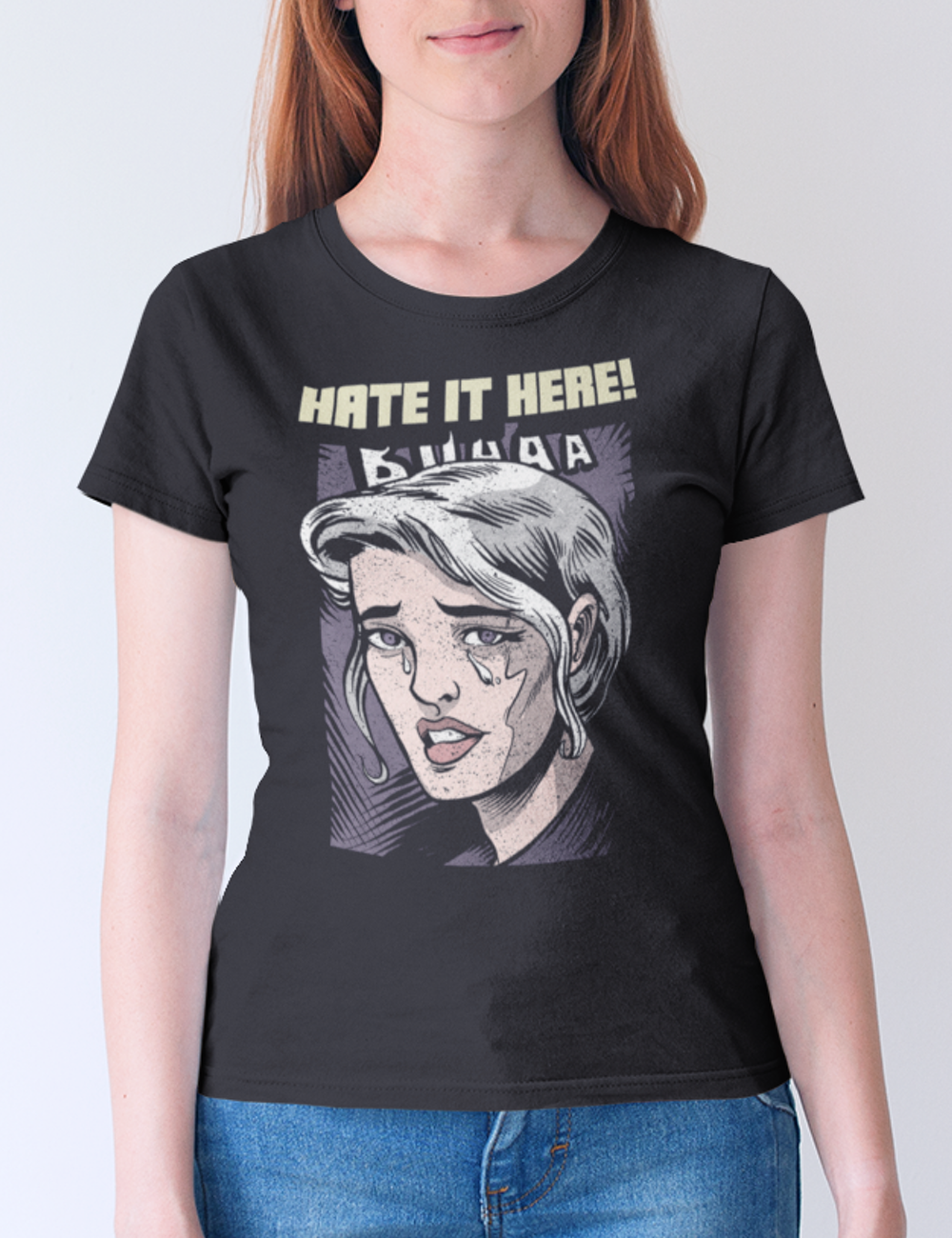 Hate It Here! | Women's Cut T-Shirt OniTakai