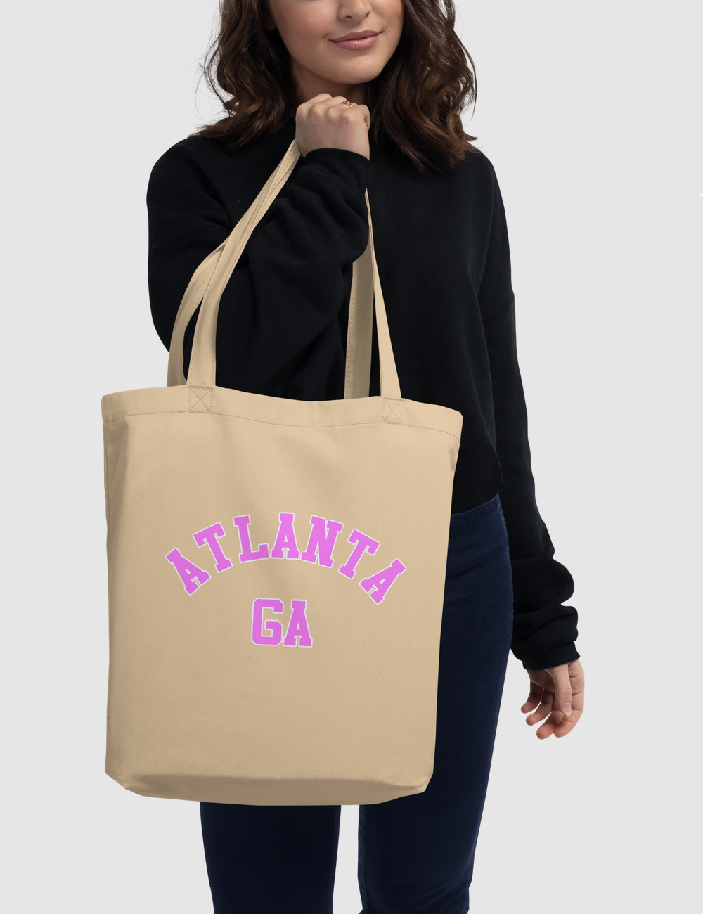 Hawt Pink Atlanta GA Eco-Friendly Tote Bag OniTakai