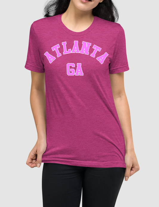 Hawt Pink Atlanta GA Tri-Blend T-Shirt OniTakai