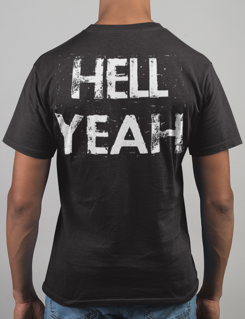 Hell Yeah | Back Print T-Shirt OniTakai
