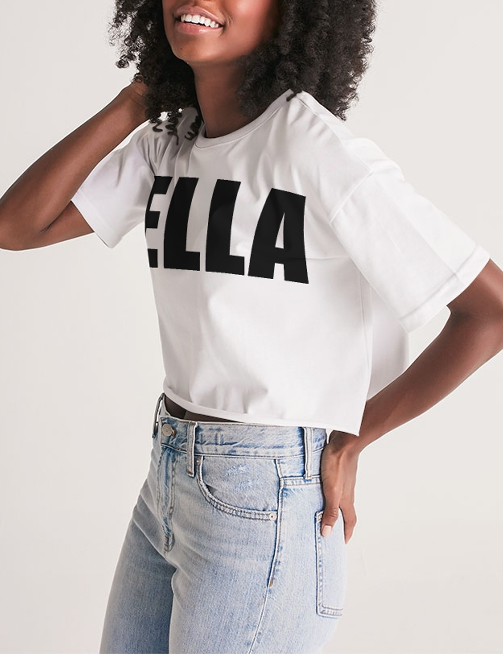 Hella Women's Oversized Crop Top T-Shirt OniTakai
