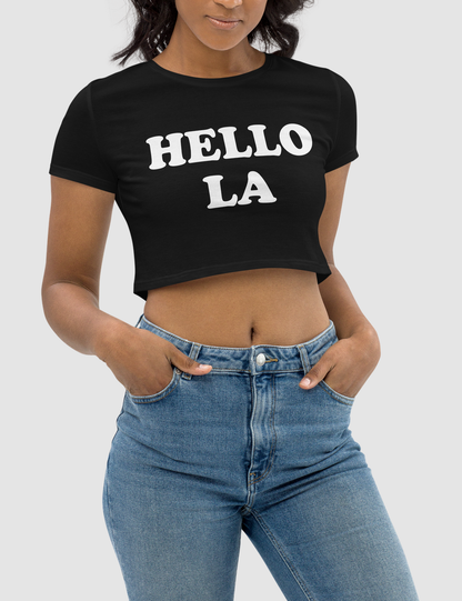 Hello LA | Women's Crop Top T-Shirt OniTakai