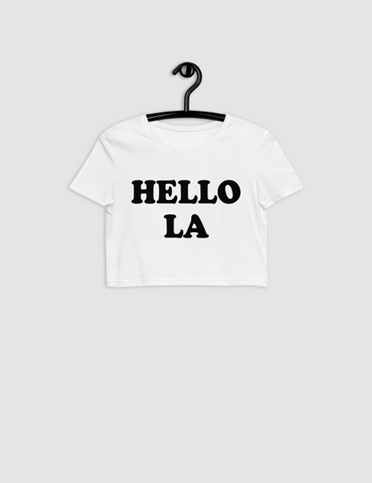 Hello LA | Women's Crop Top T-Shirt OniTakai