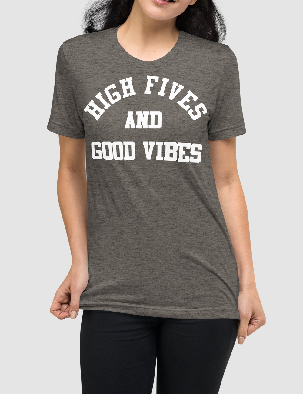 High Fives And Good Vibes | Tri-Blend T-Shirt OniTakai