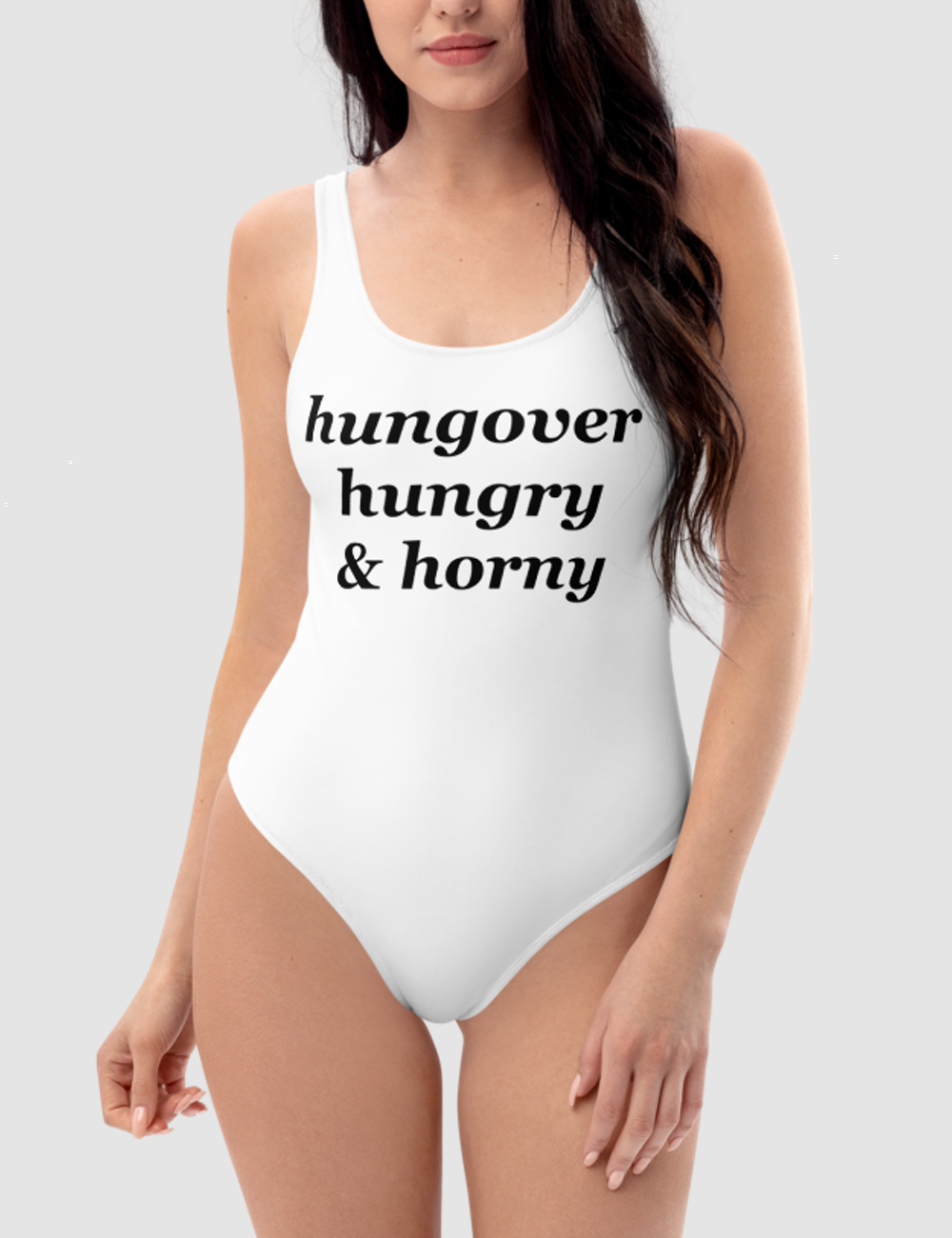 Hungover Hungry & Horny | Women's One-Piece Swimsuit OniTakai