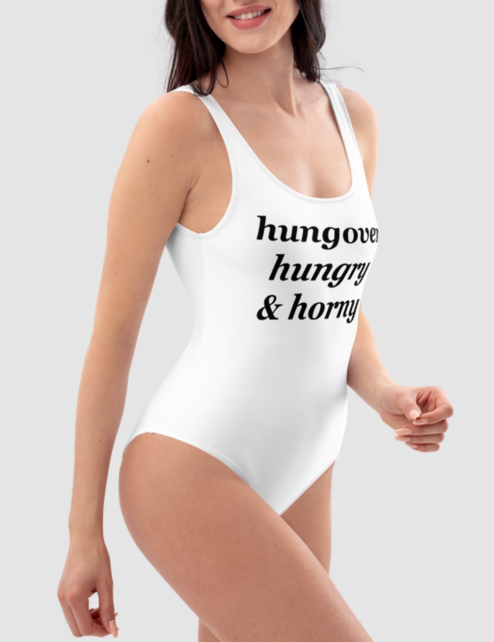 Hungover Hungry & Horny | Women's One-Piece Swimsuit OniTakai