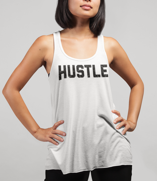 Hustle | Women's Cut Racerback Tank Top OniTakai