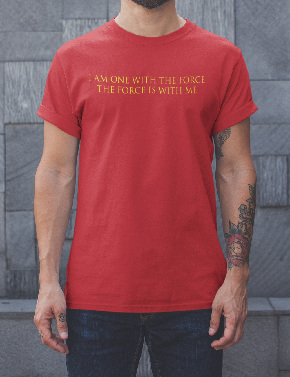 I Am One With The Force | T-Shirt OniTakai