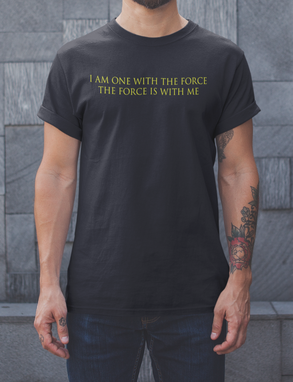 I Am One With The Force | T-Shirt OniTakai