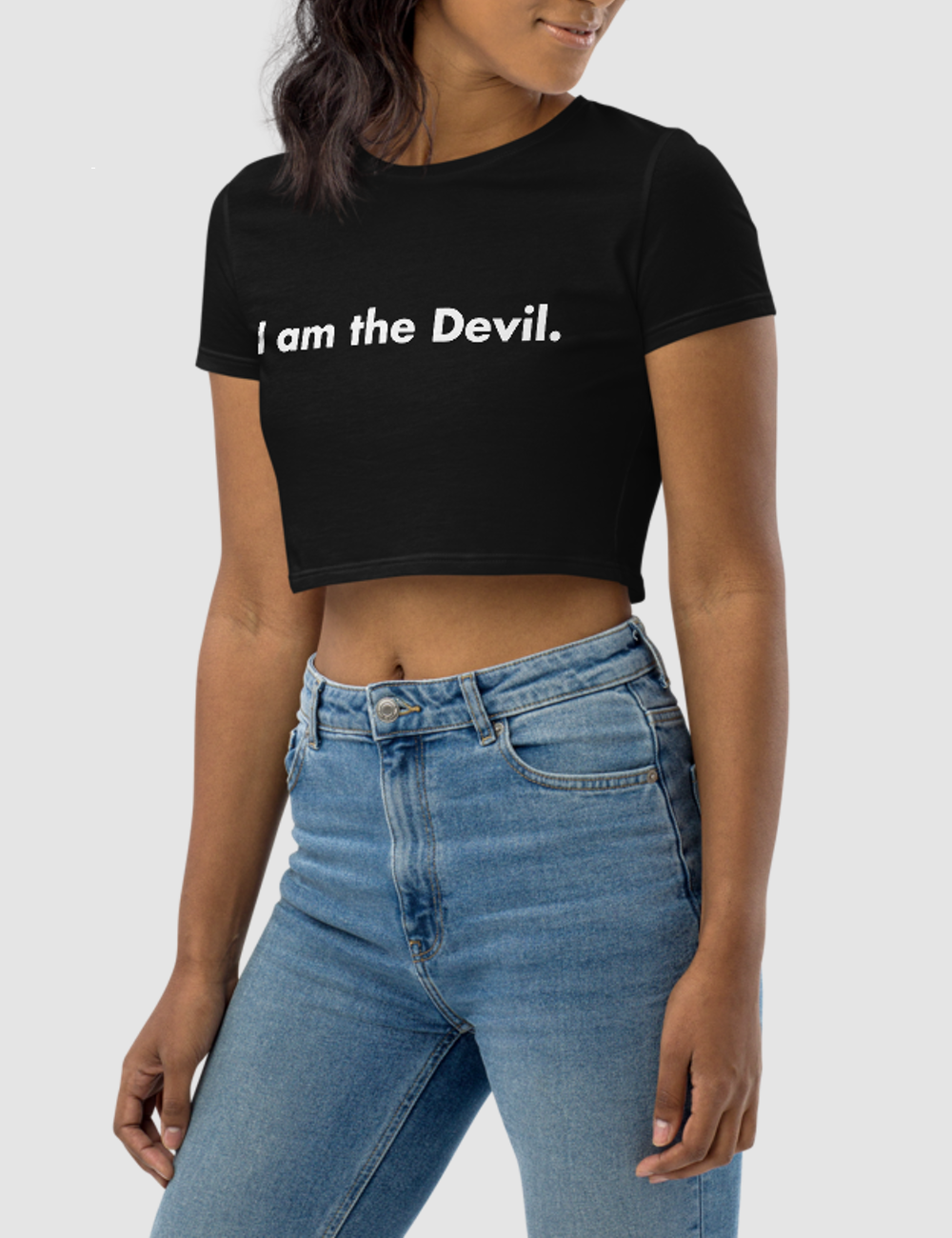 I Am The Devil | Women's Crop Top T-Shirt OniTakai