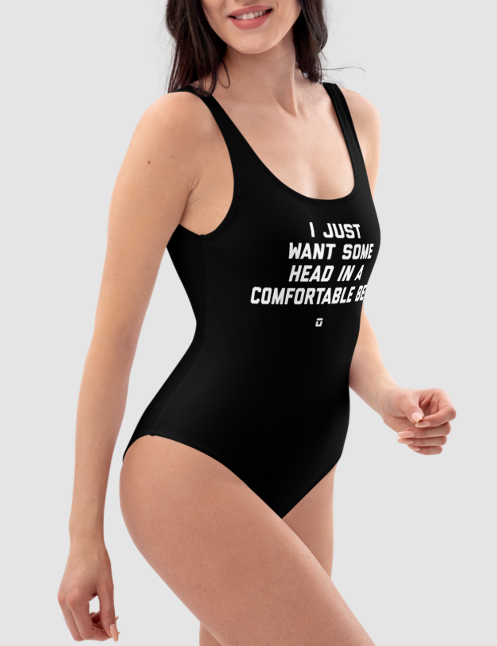 I Just Want Some Head In A Comfortable Bed | Women's One-Piece Swimsuit OniTakai